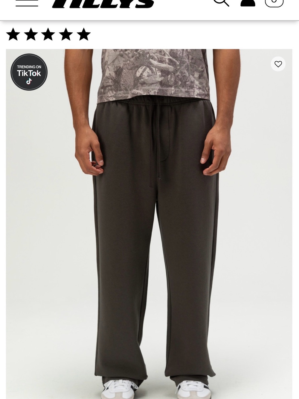 RSQ Men’s Gray Loose/Baggy Sweats